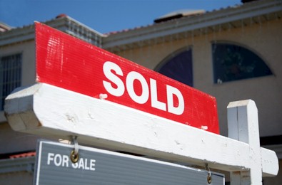 House sold sign